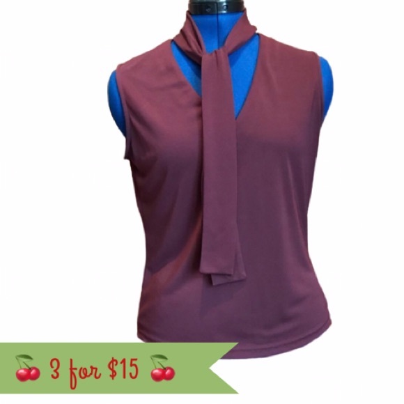 New York & Company Tops - 🍒New York & Company Purple Sleeveless Blouse